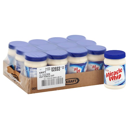 Miracle Whip Miracle Whip Salad Dressing 15 oz. 15 fl. oz., PK12 10021000026934